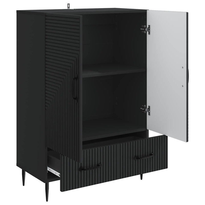 66cm Sideboard, Black