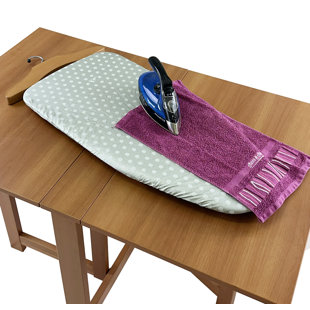 IRONING BOARD Beech Wood Tabletop Ironing Board