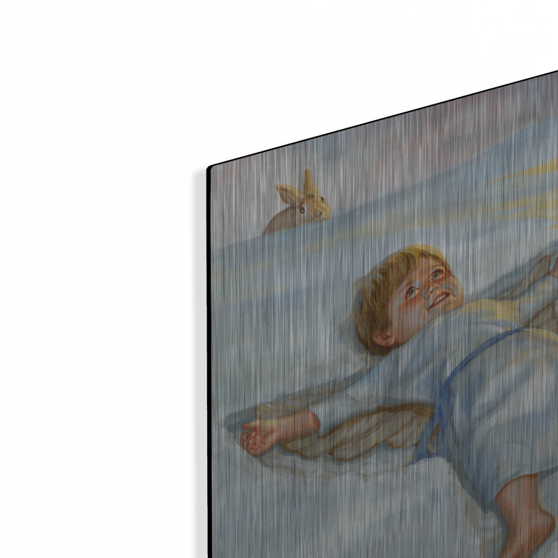 «Decembre» par David Lindsley, art mural en métal, 16 po x 12 po