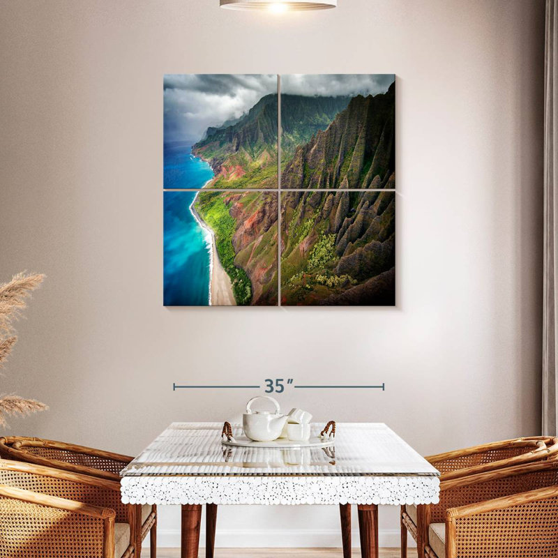 Gillard Na Pali Coastline, H 38 po x l 38 po