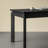 Simple Black Rectangular Storage 3-Drawers Desk-1090453574