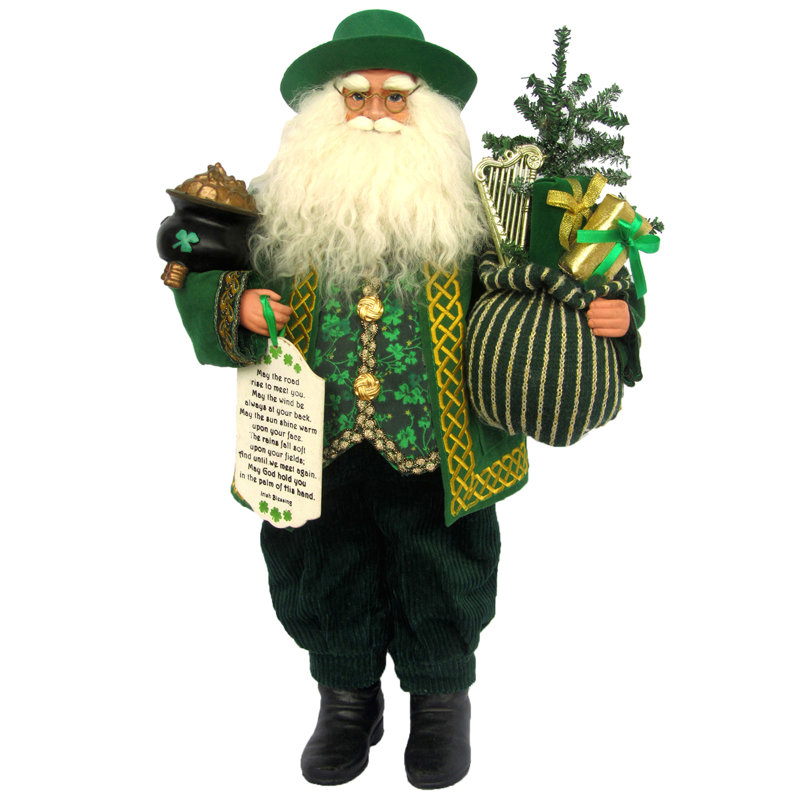 Figurine de père Noël irlandais