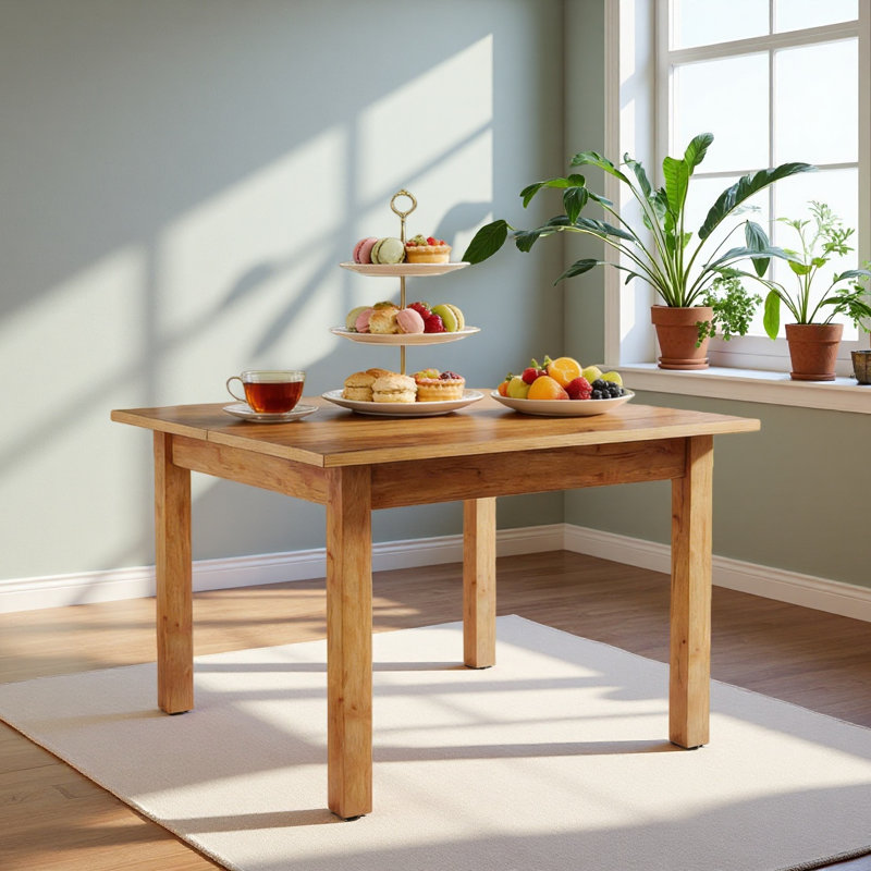Table basse, table de cuisine de style nordique, table de salle à manger carrée