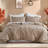 100% Washed Cotton Comforter Set King Size – Avocado Green, Linen-Like Texture, Soft & Breathable Bedding Set, 3-Piece Durable Percale Comforter-123119580-123119591