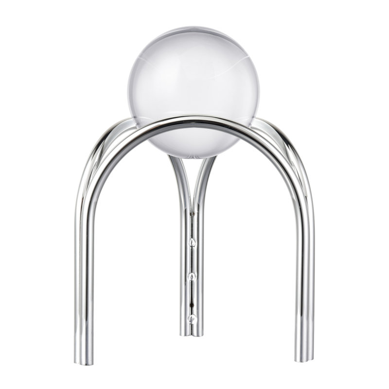 Sibyl Orb Stand - Set of 2 Silver