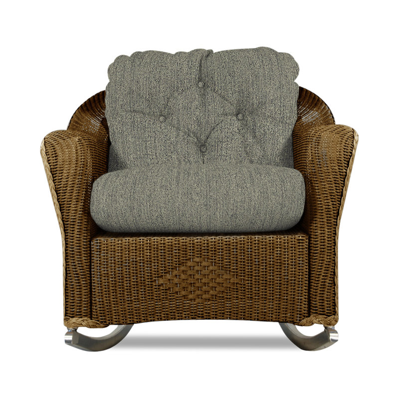 Reflections Outdoor Rocker Chair, Demo Stone, Bark