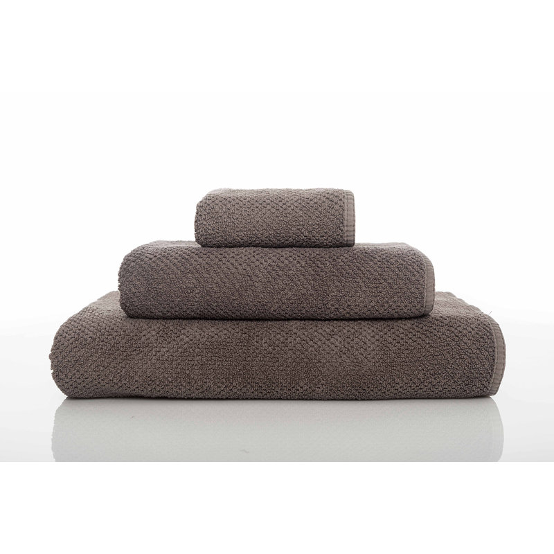 Bee Waffle Bath Towel, Chocolate, Bath Towels 1-Pack