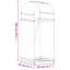 Log Holder 15.7"X17.7"X39.4" Galvanized Steel-1692477976
