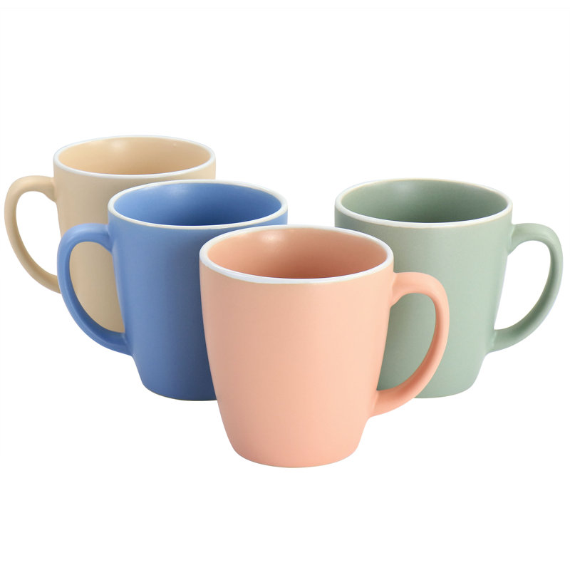 Ensemble de grandes tasses en grès 17,5 oz Spice By Tia Mowry