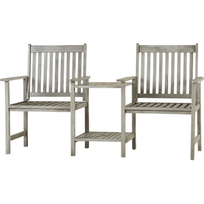 Solid Wood Acacia Outdoor Bench