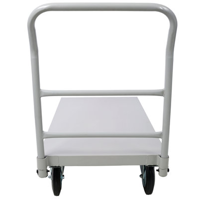 Platform Truck Industrial Flat Dolly Cart - Size: 49.6 x 24 x 38.5 inches - Material: Steel - Set Quantity: 1 Pack - Product Type: Flatbed Hand Truck