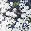 Silver Leaf Floral Print