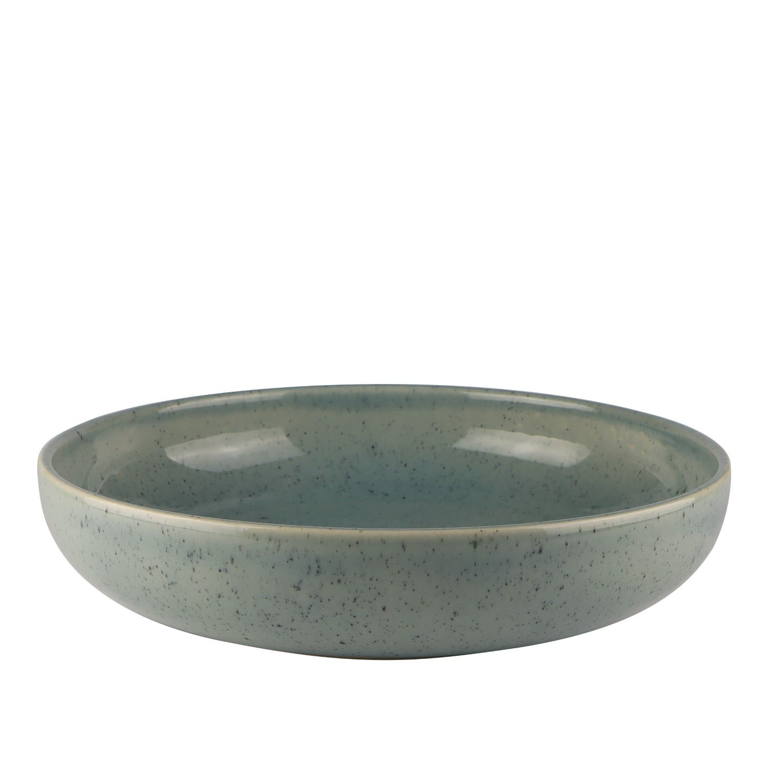 Kisung 40oz. Stoneware Pasta Bowl, Blue