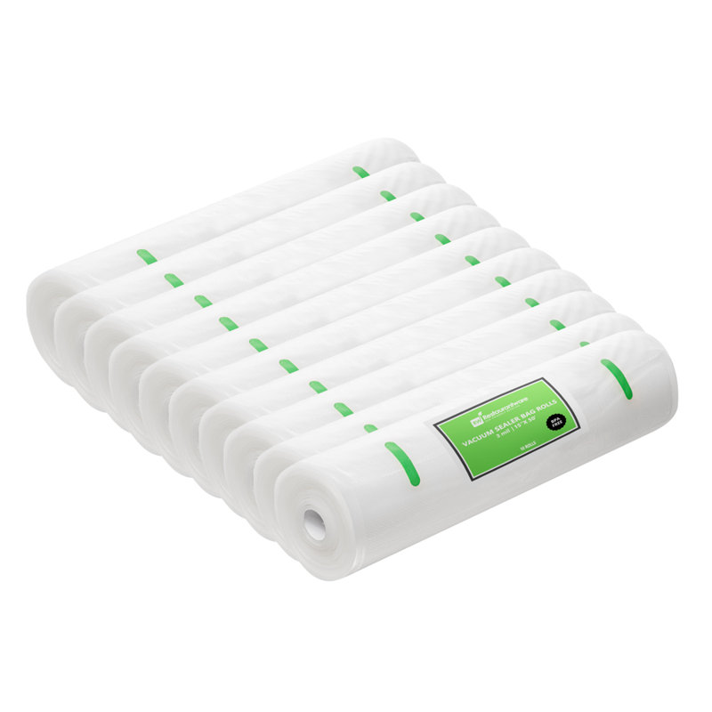 Restaurantware-Fresh Hero Vacuum Bag Rolls, 10 Microwavable Vacuum Seal Bag Rolls - Freezable, 3 Mil Thickness, Plastic Vacuum Storage Bag Rolls, For Sous Vide Cooking