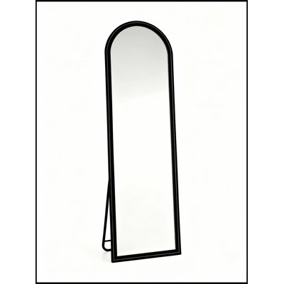 Full Length Mirror 63X20 Inch, Free Standing Or Wall Mounted With Adjustable U-Bracket And Stepless Brightness Control