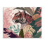 «Tiger Peeking from Leaves», art mural sur toile par Fab Funky-552666826