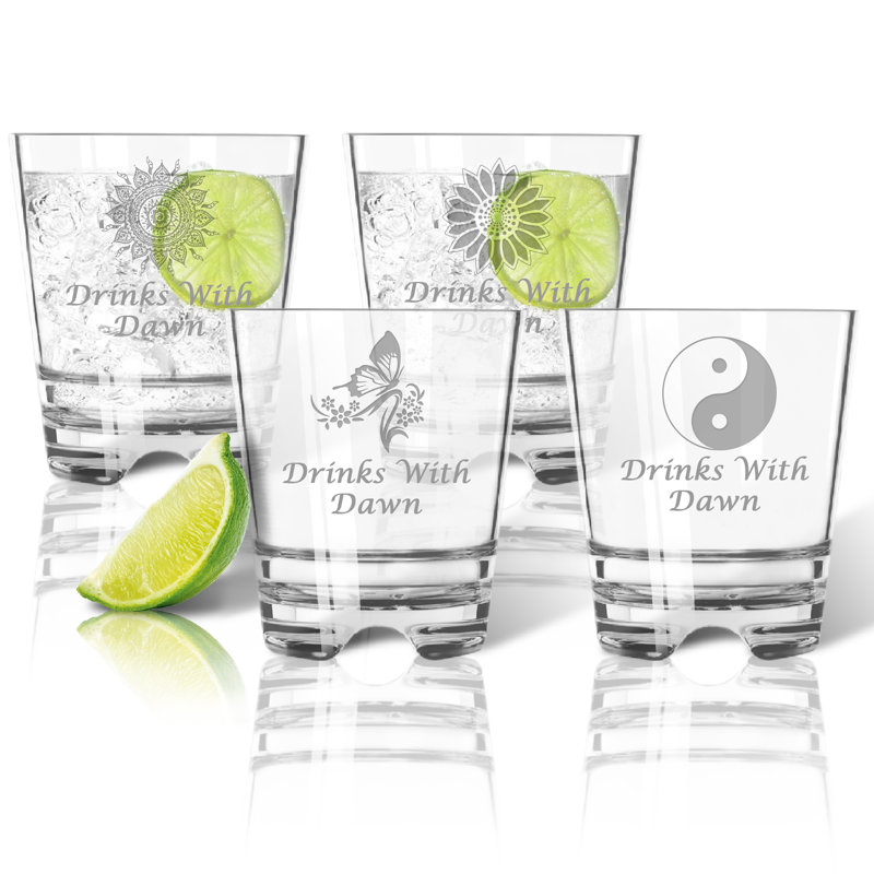 12oz. Whiskey Glass Set, Yes