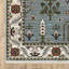 Tapis oriental bleu / vert Edgette-1489596220