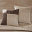 Édredon beige pour très grand lit - Faux suède, bourre en suède de construction, chaud-120478274