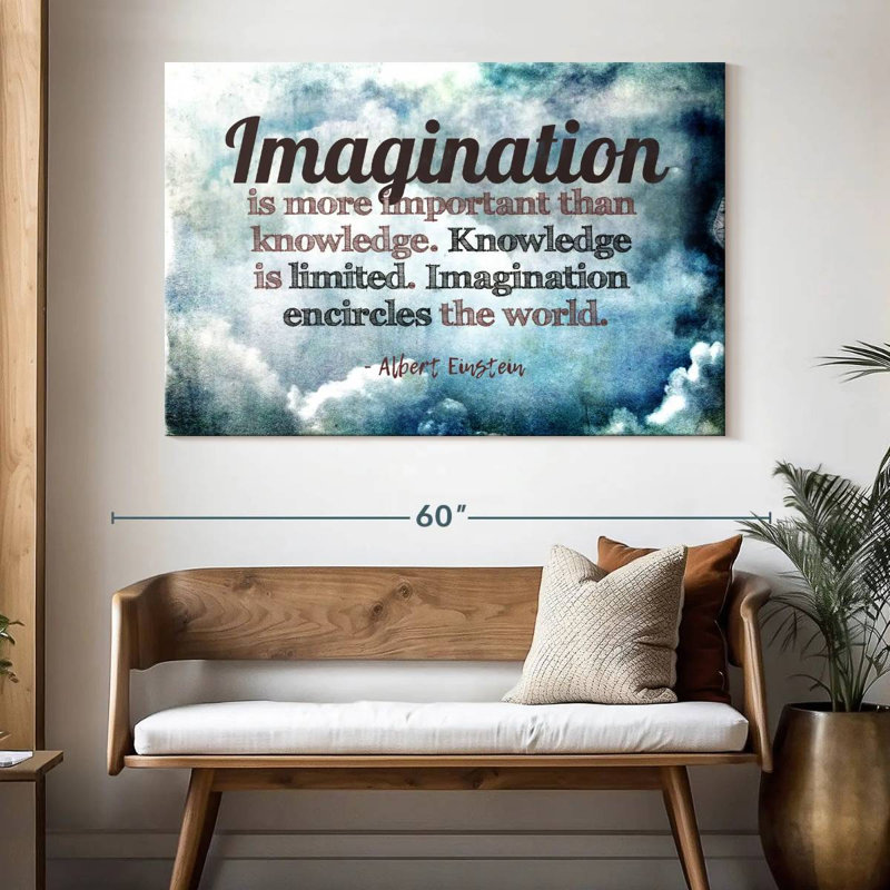 Citation de Tergel Albert Einstein, H 34 po x l 51 po