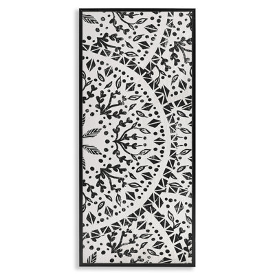 Boho, art fractal, étude de style rétro, botanique vieilli, estampe numérique, art texturé par Daphne Polselli
