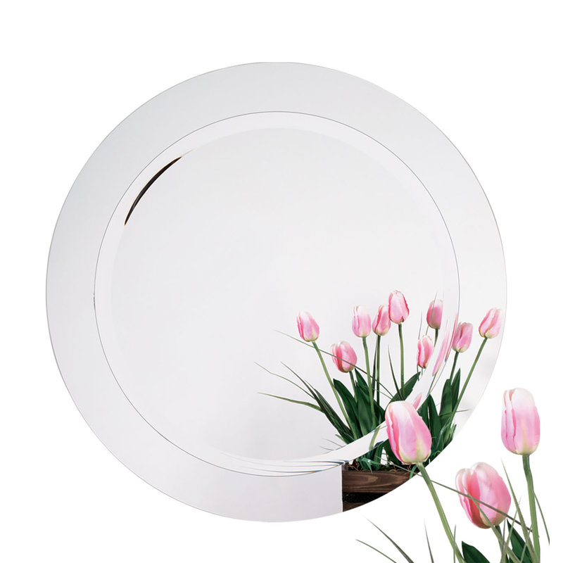 Modern & Contemporary Glass Flat Wall Mirror