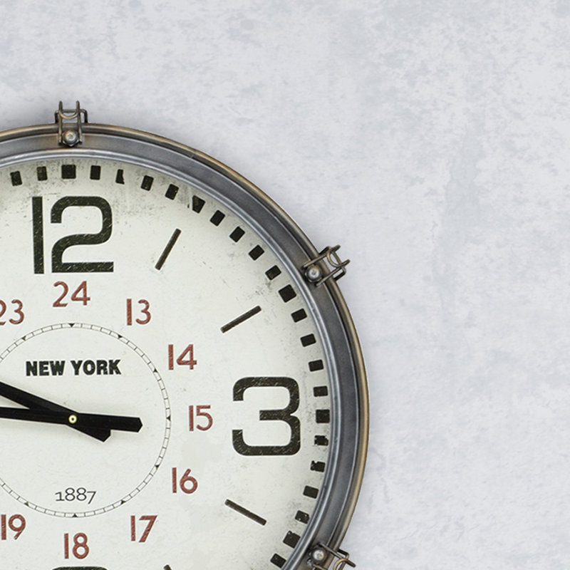 Argjent Metal Wall Clock