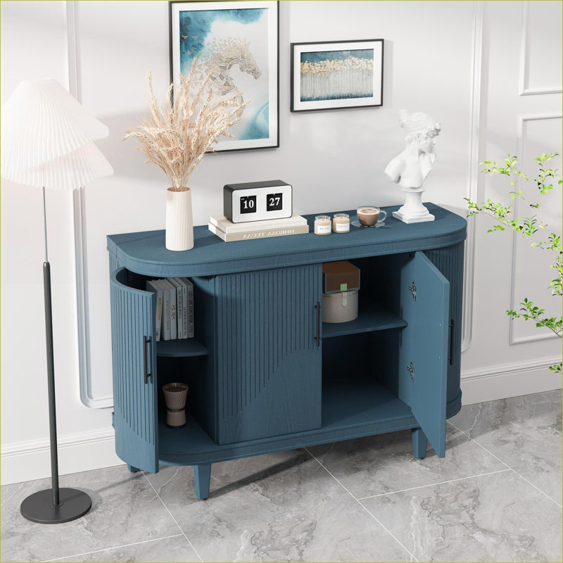 Buffet décoratif Davino, Bleu