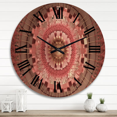 Horloge murale géométrique moderne en bois
