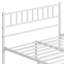 Minimalist Metal Bed Frame with Slatted Headboard-682358409-800080613