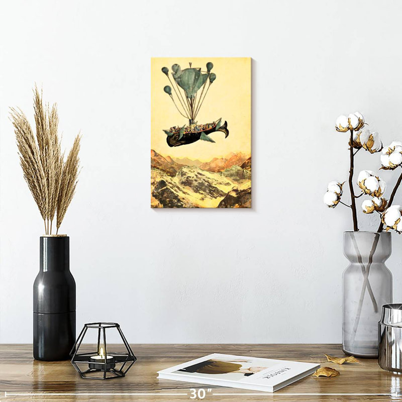 Kelan Flying Whale, 12" H x 8" W