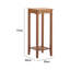 Mericle Solid Wood Plant Stand 2 Tier