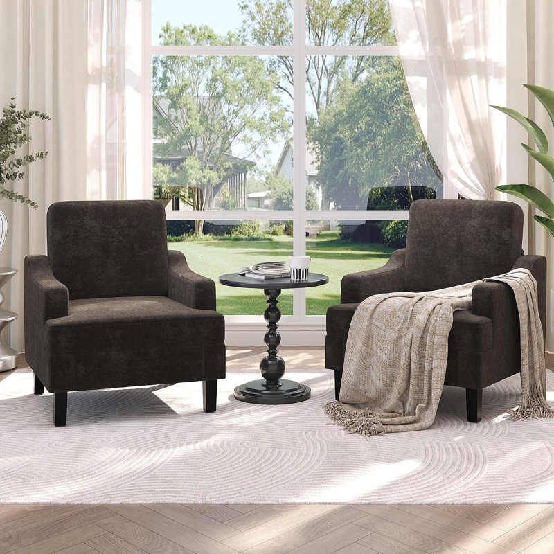 Fauteuil Chenille, Brown Chenille, 1