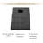 15" L x 17" W Undermount Bar Sink Gunmetal Black Bar Prep Sink 16 Gauge Stainless Steel Kitchen Sink