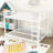 Metal Bunk Bed With Guardrails And Ladder-146231325-147407191