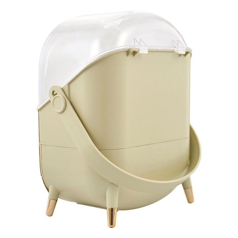 HIPS；Rhinestone Makeup Organiser, Beige