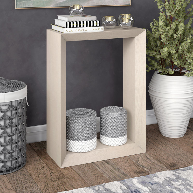 Calaysia Console Table, Alder White, 76.2cm H x 55.9cm W x 25.4cm D