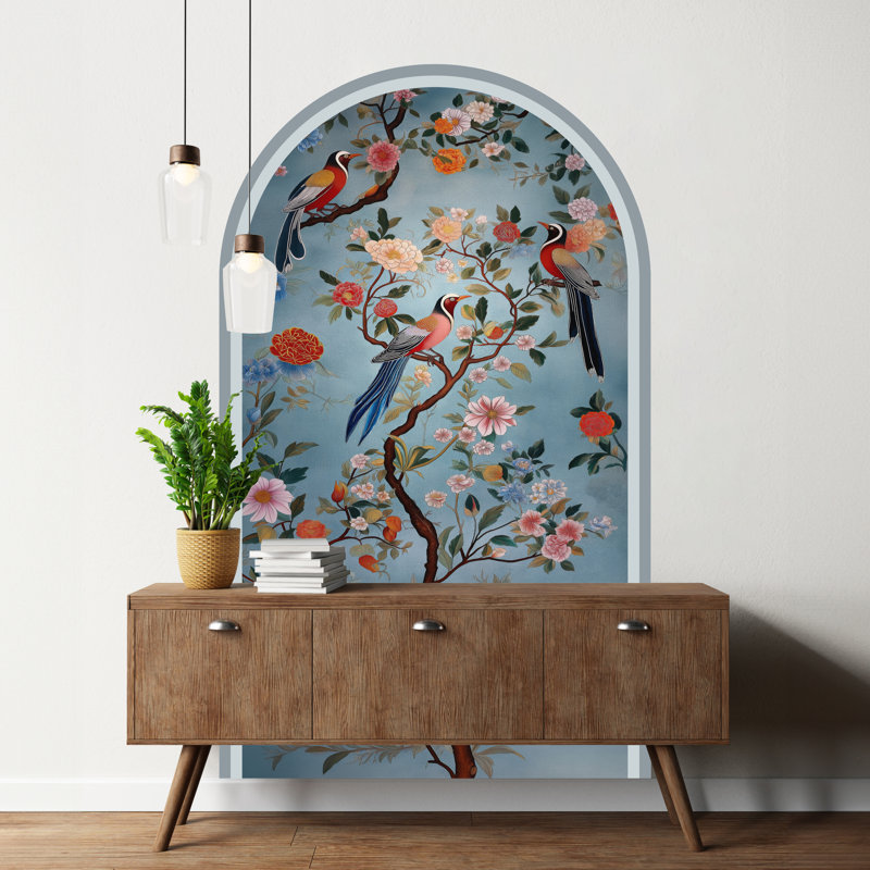 Papier peint adhésif amovible chinois, autocollant non-mural, H 71 po x l 40 po