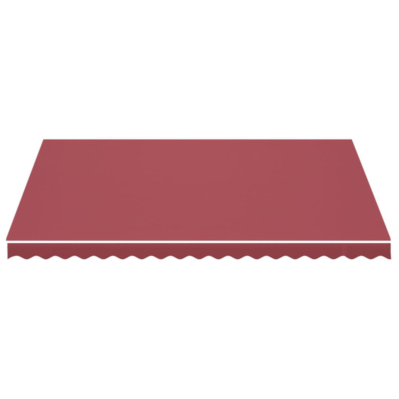 Awning Top Sunshade Canvas , 300cm W x 250cm D, Burgundy Red