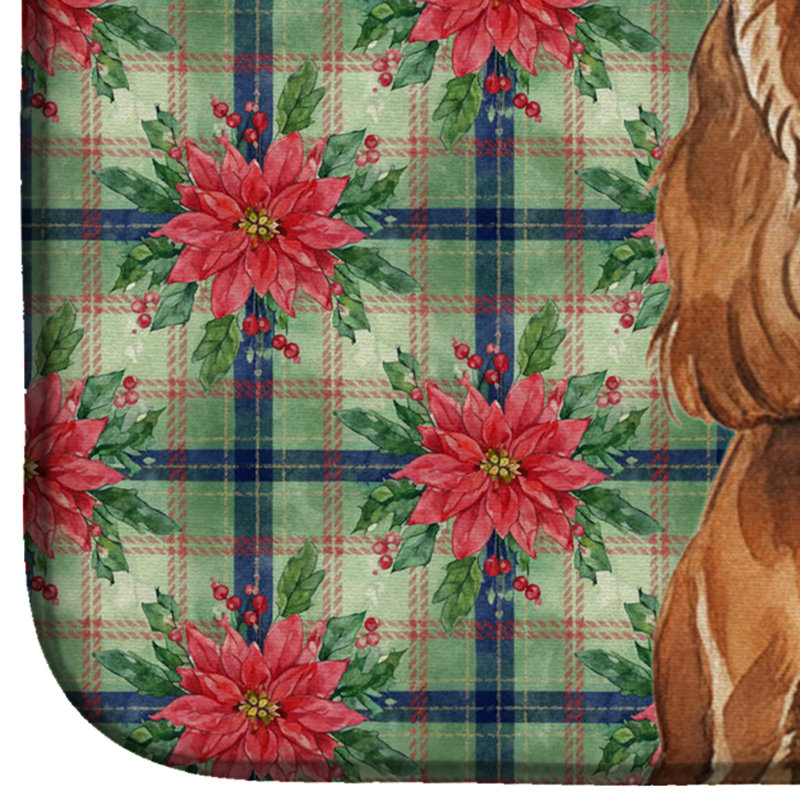 Tapis de vaisselle Red English Cocker Spaniel, Rouge