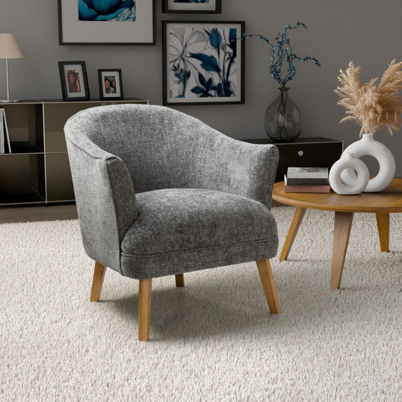 Raimunda Upholstered Armchair, Grey