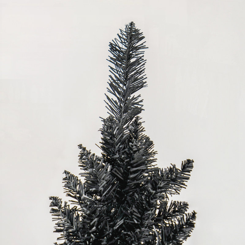 Arbre de Noël artificiel 8 pi avec 618 pointes de branches réalistes et support en plastique durable, facile à assembler et à ranger