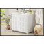 Organisateur de meuble-lavabo 36 po avec lavabo en céramique, armoire de rangement pour salle de bain élégante et fonctionnelle-875644664