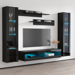 Orren Ellis FLYAB2 Floating Entertainment Center for TVs up to 70 ...