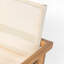 Fauteuil d'extérieur en bois d'acacia