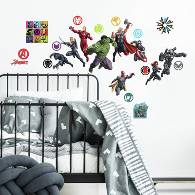Décalcomanie murale avengers et colle classic