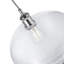 20cm H Glass Round Pendant Shade ( Screw On ) in Clear
