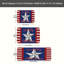 Ensemble de 3 tapis de cuisine Patriotic God Bless America pour cuisine et vestibule