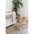 Yousra Rectangle Solid Colour Handmade Flatweave Wool Area Rug in Brown-311876252