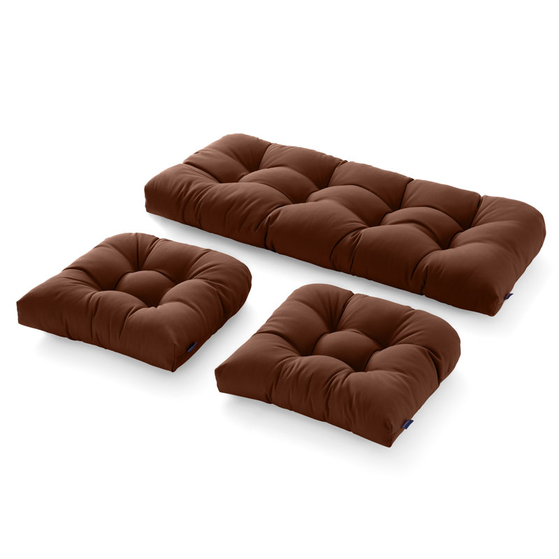 Coussin 3 pièces Latitude Run®, Brun